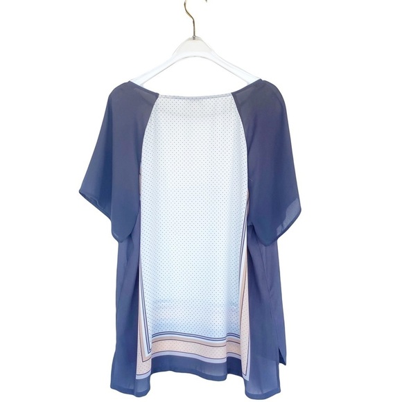 SALE 🛍️ LOFT Bandanna flowy light weight Summer Top -  Womens size XL - Picture 2 of 7